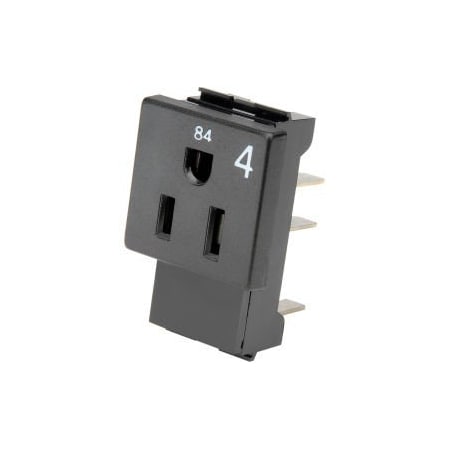 Electri-Cable Assemblies Interion Circuit 4 Receptacle - (Package Of 4) 84 S4-BL-175 4
